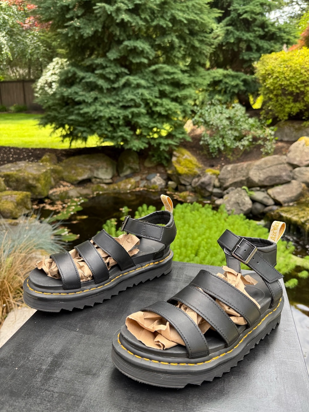 Dr. Martins Vegan Blaire Sandal SZ 9 - Picture 4 of 11